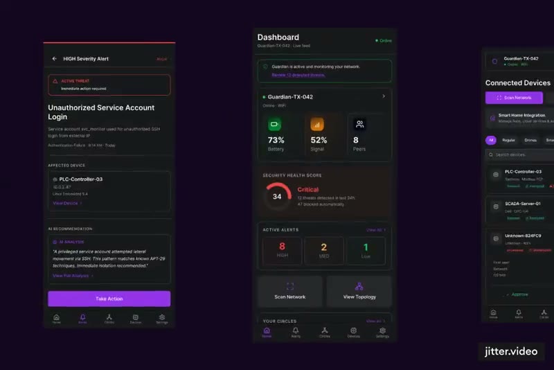 SG-X Guardian App preview